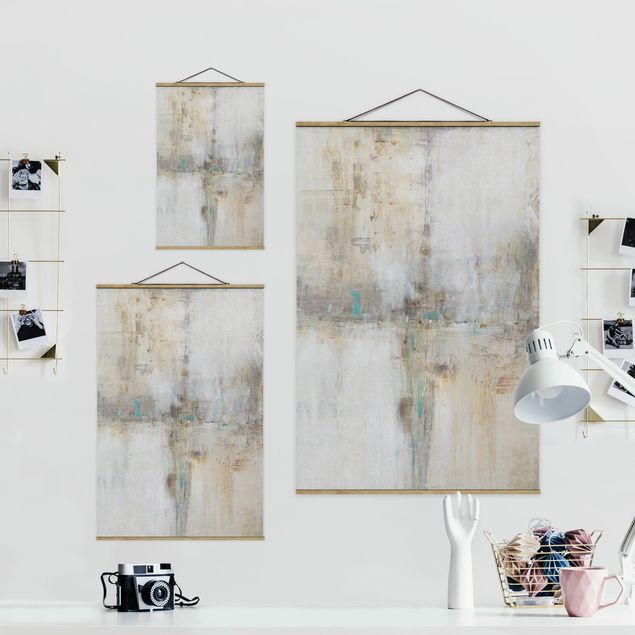 Fabric print with poster hangers - Essence I