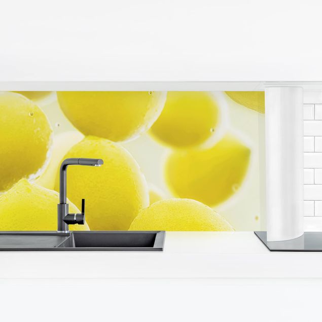 Kitchen wall cladding - Lemons In Water