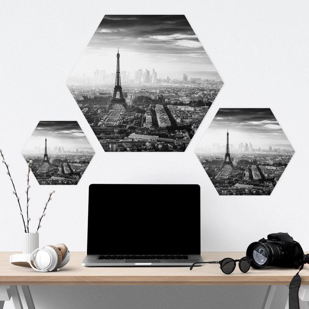 Forex hexagon - The Eiffel Tower From Above Black And White