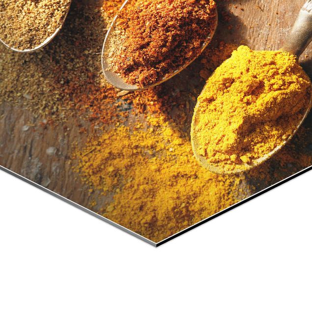 Alu-Dibond hexagon - Oriantal Spices