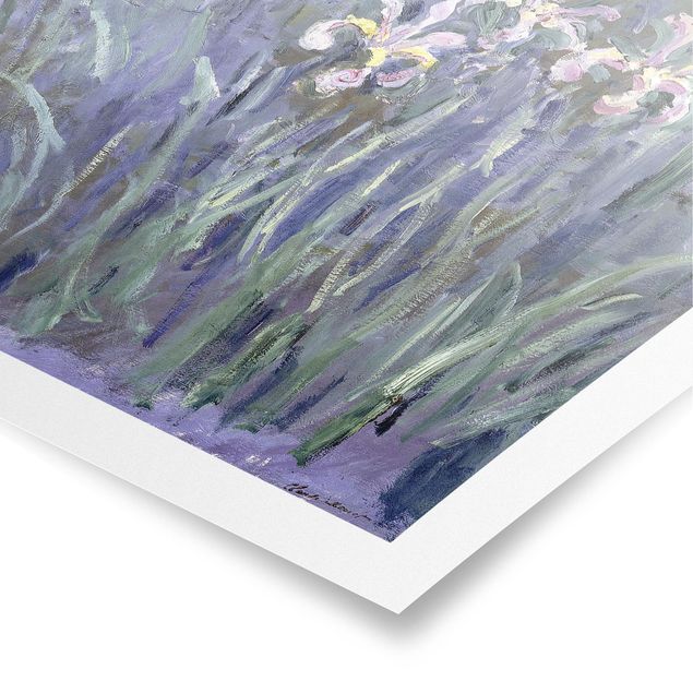 Poster art print - Claude Monet - Iris