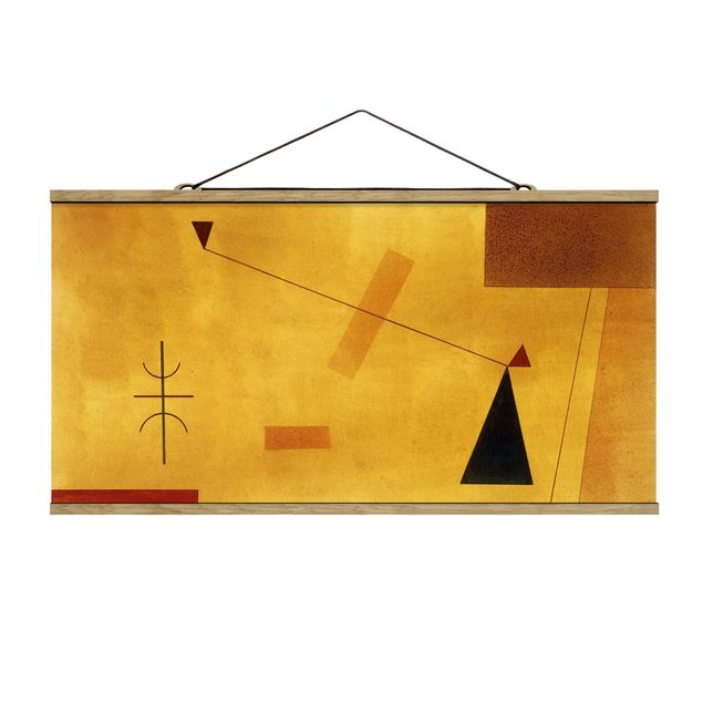 Fabric print with poster hangers - Wassily Kandinsky - Out Of Mass