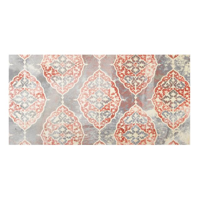 Splashback - Persian Vintage Pattern In Indigo III - Landscape format 2:1