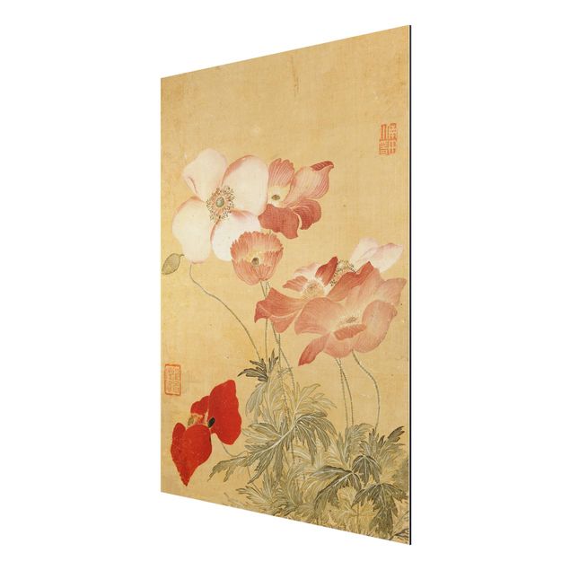 Print on aluminium - Yun Shouping - Poppy Flower
