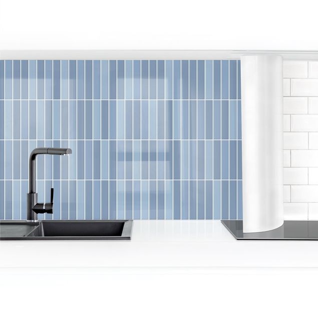 Kitchen wall cladding - Subway Tiles - Light Blue