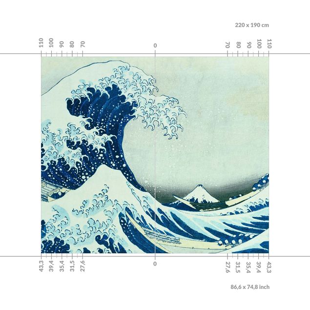 Shower wall cladding - Katsushika Hokusai - The Great Wave At Kanagawa