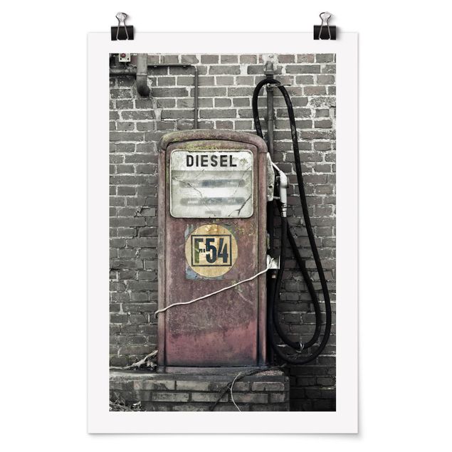 Poster - Gas station