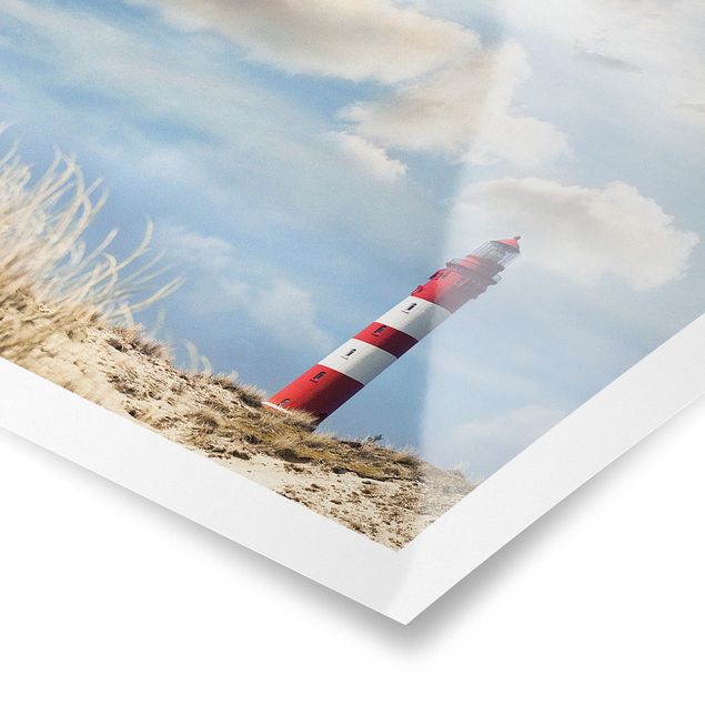 Poster - Lighthouse Between Dunes
