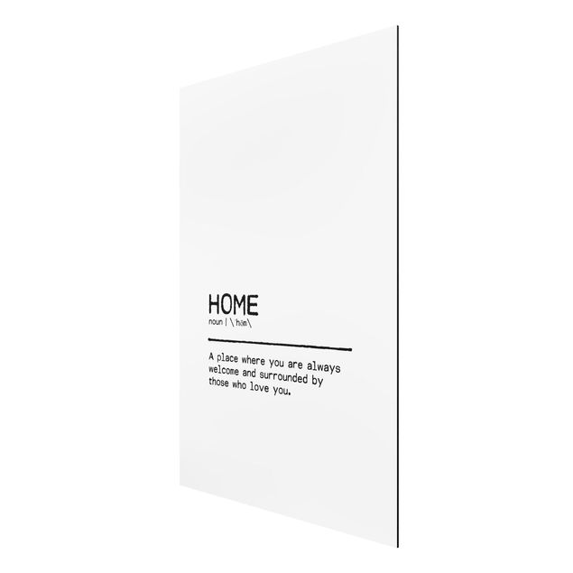 Print on aluminium - Definition Home Welcome
