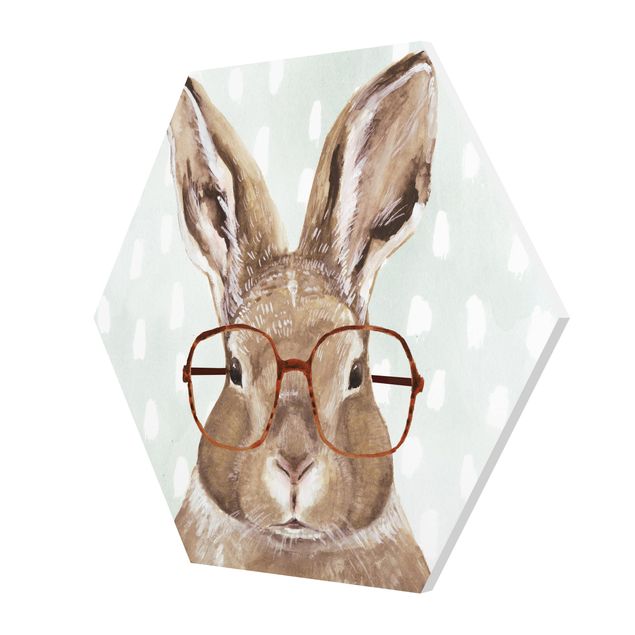 Forex hexagon - Animals With Glasses - Rabbit