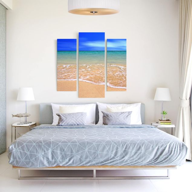 Print on canvas 3 parts - Indian Ocean