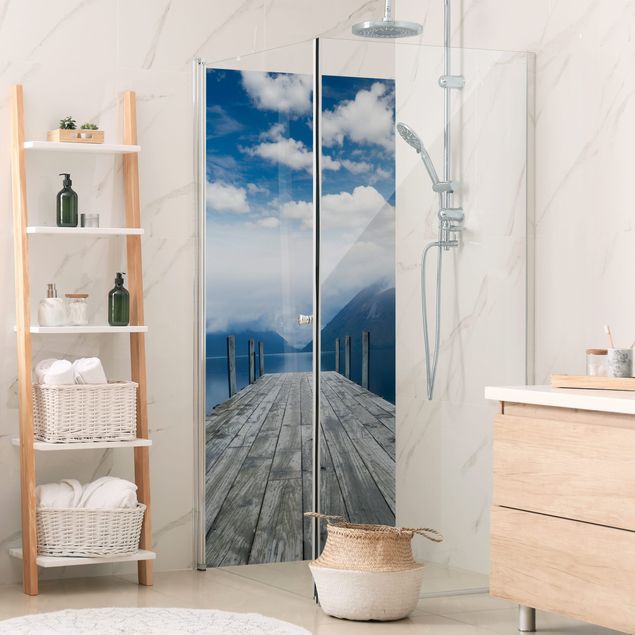 Shower panels Nelson Lakes National Park