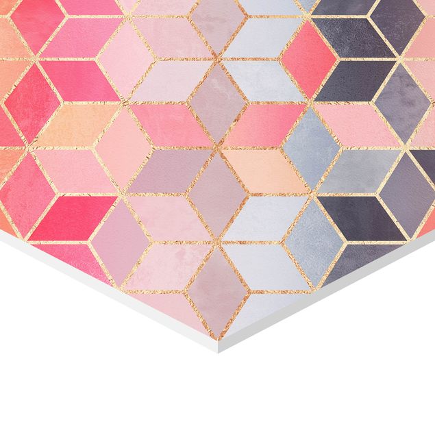 Forex hexagon - Make It Happen Geometry Set Pink