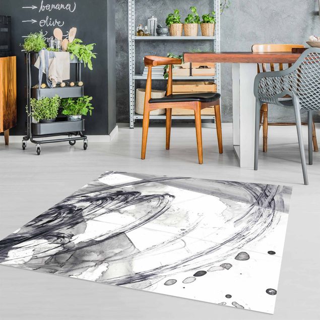 outdoor patio rugs Sonar Black And White I