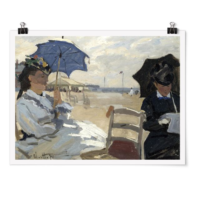 Poster - Claude Monet - At The Beach Of Trouville