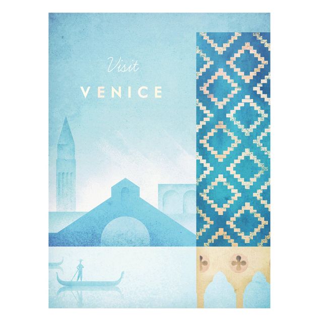 Magnetic memo board - Travel Poster - Venice