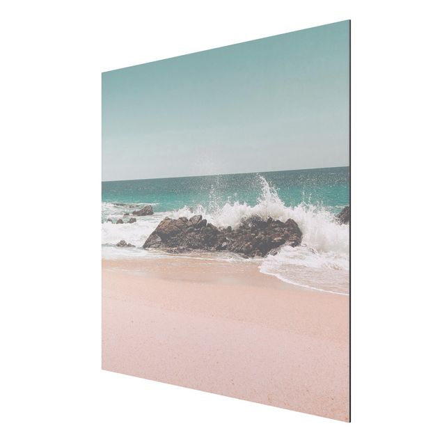 Print on aluminium - Sunny Beach Mexico