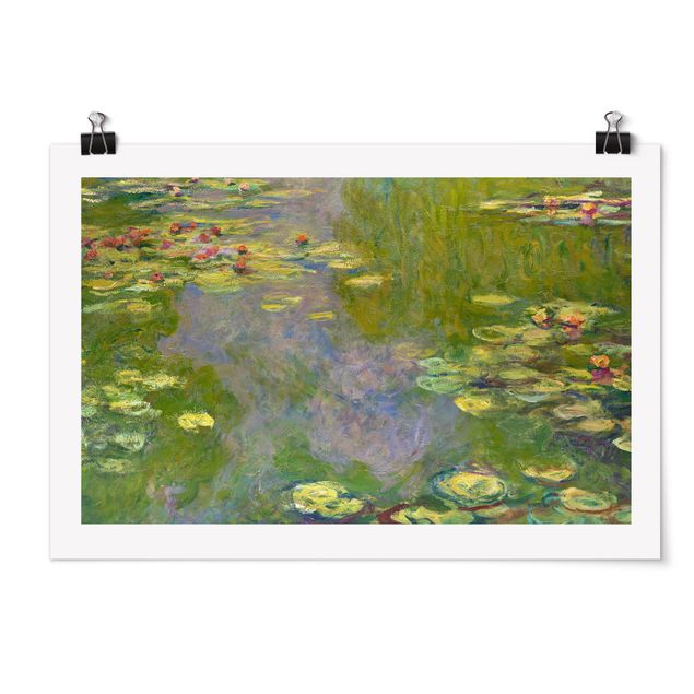 Poster - Claude Monet - Green Waterlilies