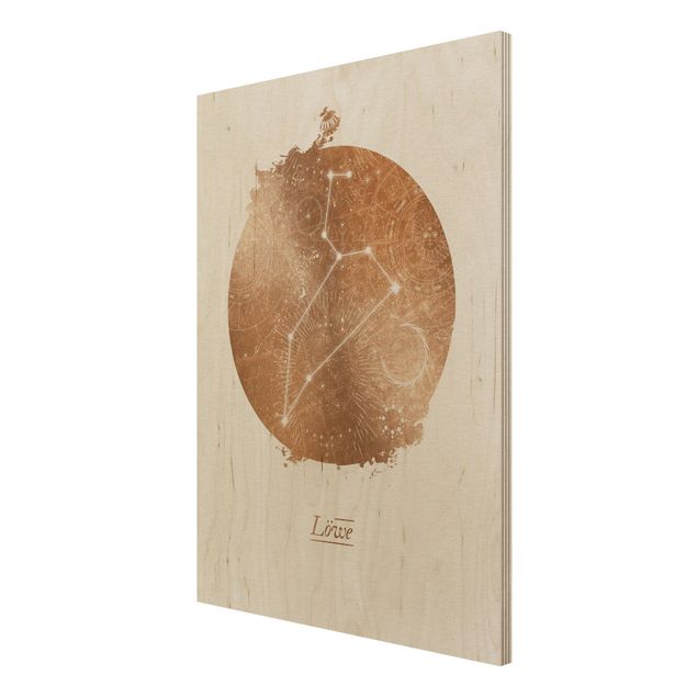 Print on wood - Leo Gold
