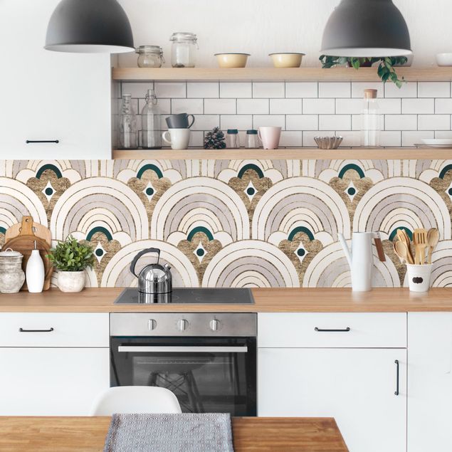 Kitchen wall cladding - The Golden Twenties IV