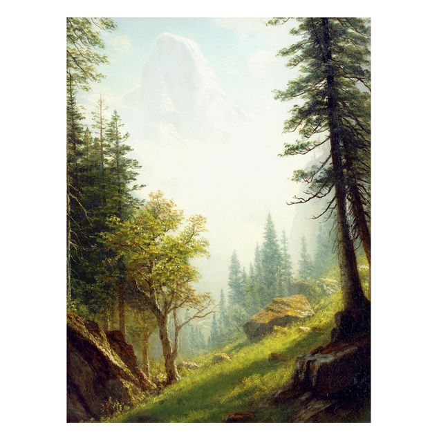 Magnetic memo board - Albert Bierstadt - Among the Bernese Alps