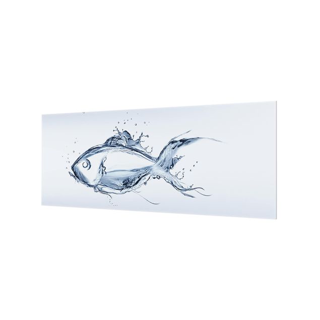 Splashback - Liquid Silver Fish