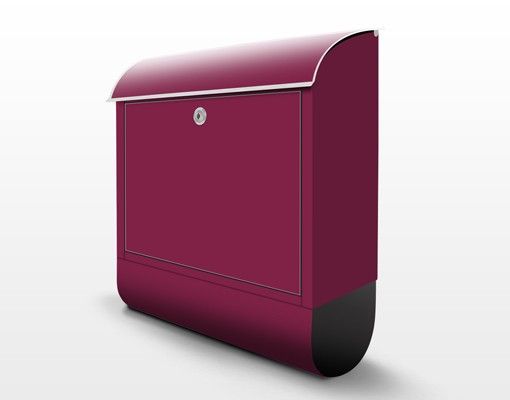Letterbox - Colour Wine Red