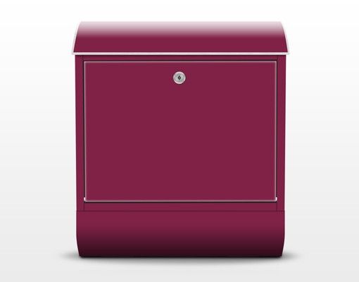 Letterbox - Colour Wine Red