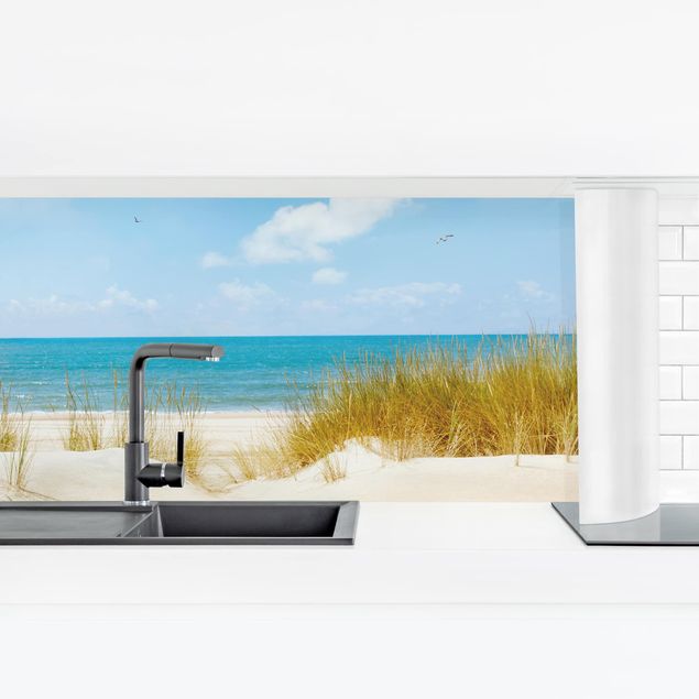 Kitchen wall cladding - Beach On The North Sea