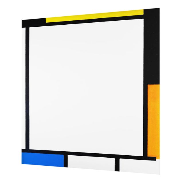 Glass Splashback - Piet Mondrian - Composition II - Square 1:1