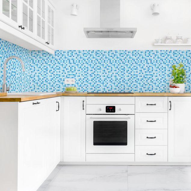 Kitchen splashback tiles Mosaic Tiles Ocean Sound
