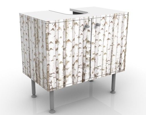 Wash basin cabinet design - No.YK15 Birch Wall