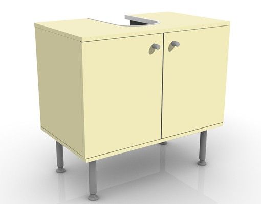 Wash basin cabinet design - Colour Cream