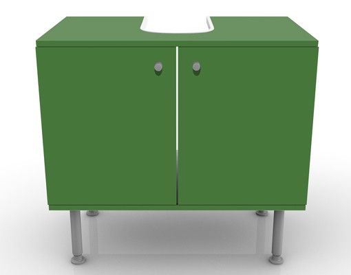 Wash basin cabinet design - Colour Dark Green