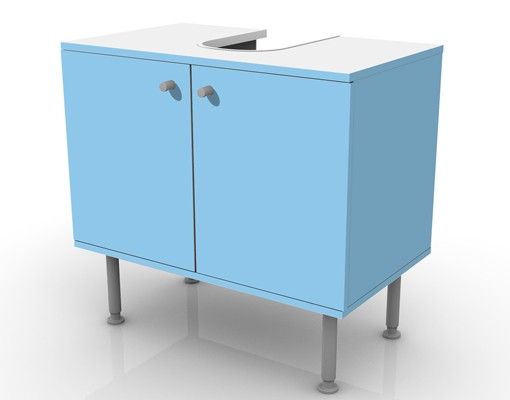 Wash basin cabinet design - Colour Light Blue
