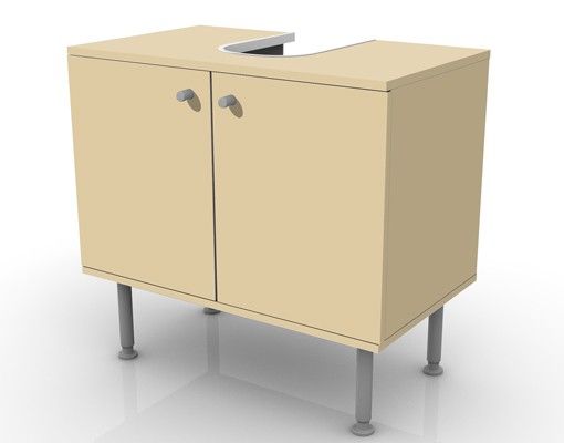 Wash basin cabinet design - Colour Light Brown