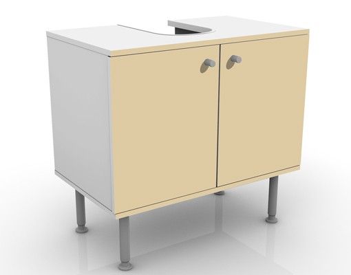 Wash basin cabinet design - Colour Light Brown