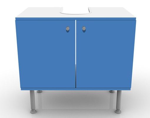 Wash basin cabinet design - Colour Royal Blue