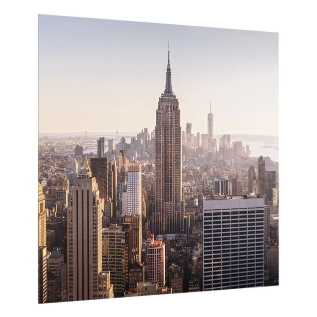 Glass Splashback - View From The Top Of The Rock - Square 1:1