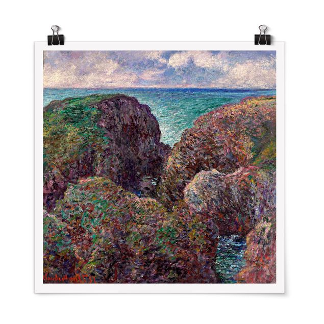 Poster - Claude Monet - Group of Rocks at Port-Goulphar