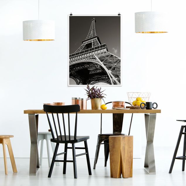Poster architecture & skyline - Eiffel tower