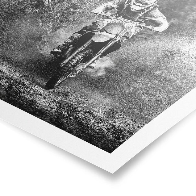 Poster - Motocross In The Mud