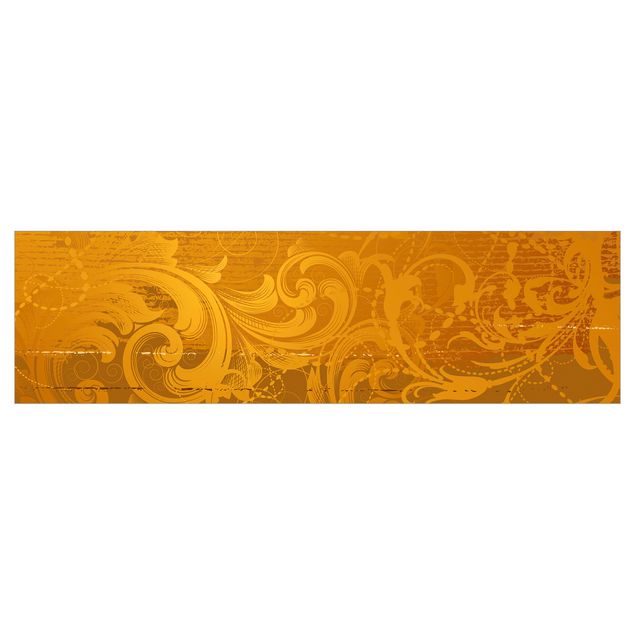 Kitchen wall cladding - Golden Baroque
