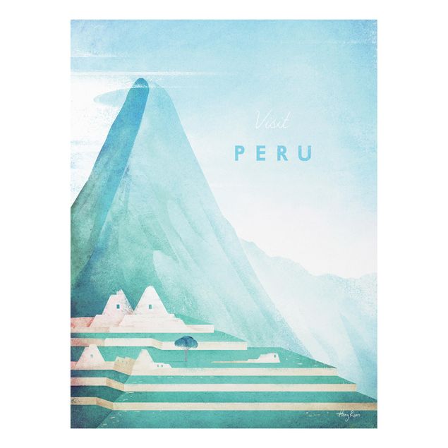 Print on forex - Travel Poster - Peru