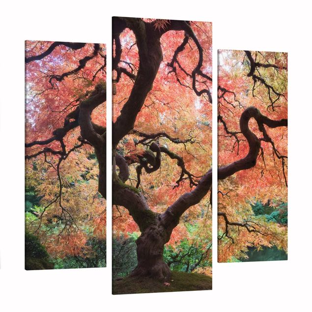 Print on canvas 3 parts - Japanese Garden