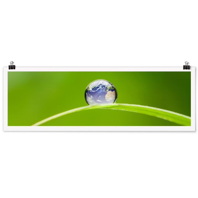 Panoramic poster nature & landscape - Green Hope