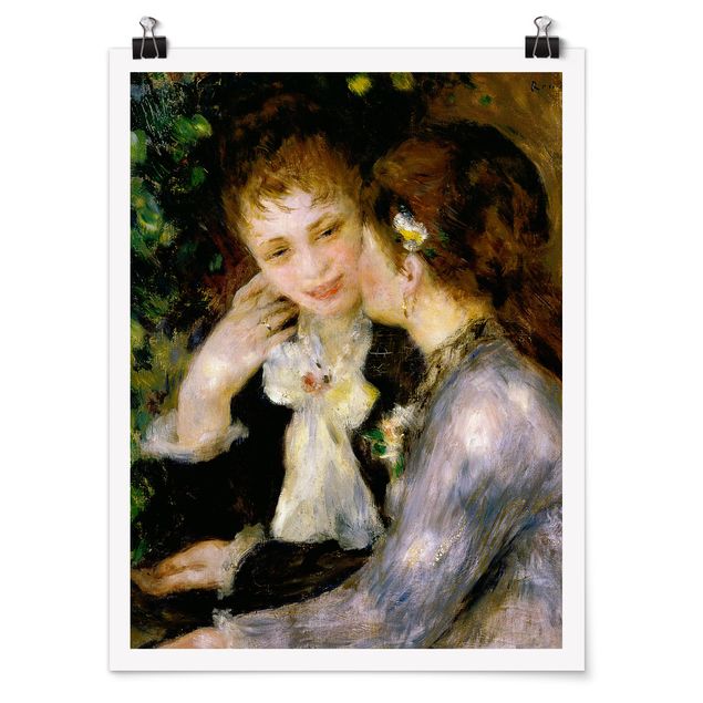 Poster art print - Auguste Renoir - Confidences