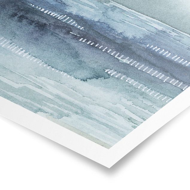 Panoramic poster abstract - Marine Fog I