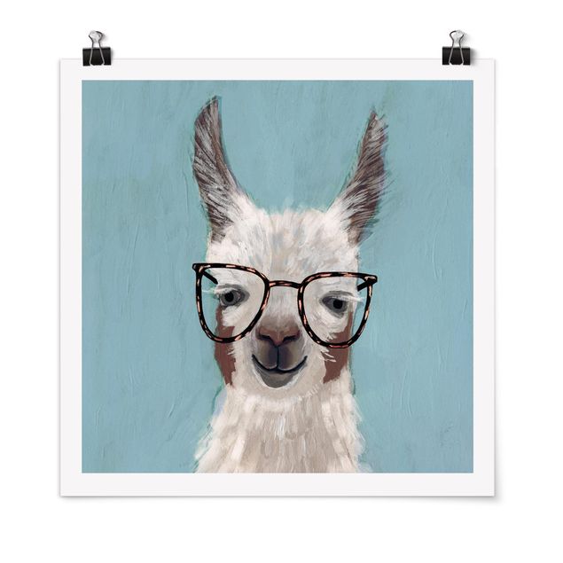 Poster - Lama With Glasses II
