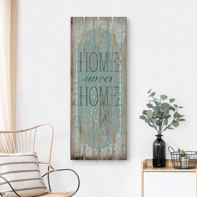 Print on wood - Sweet home